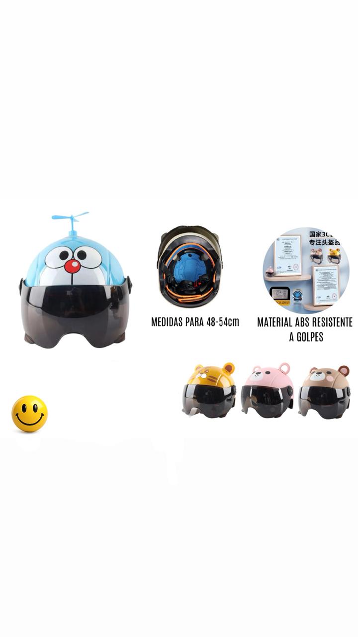 Cascos con orejas para niños