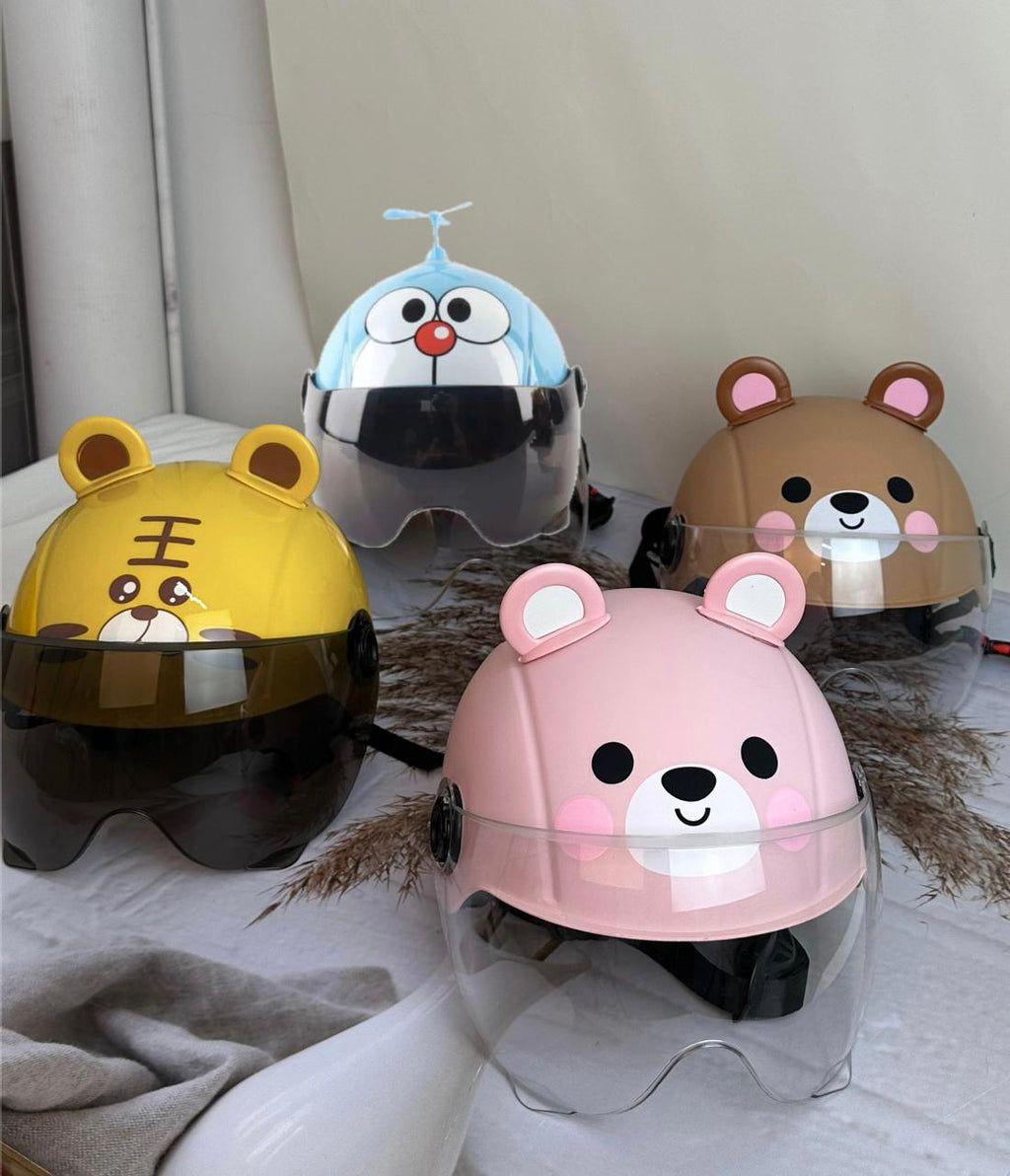 Cascos con orejas para niños