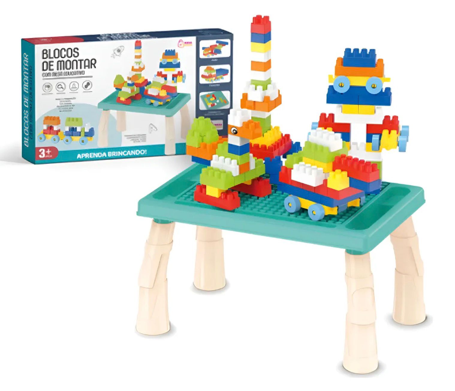 Mesa de bloques de construcción