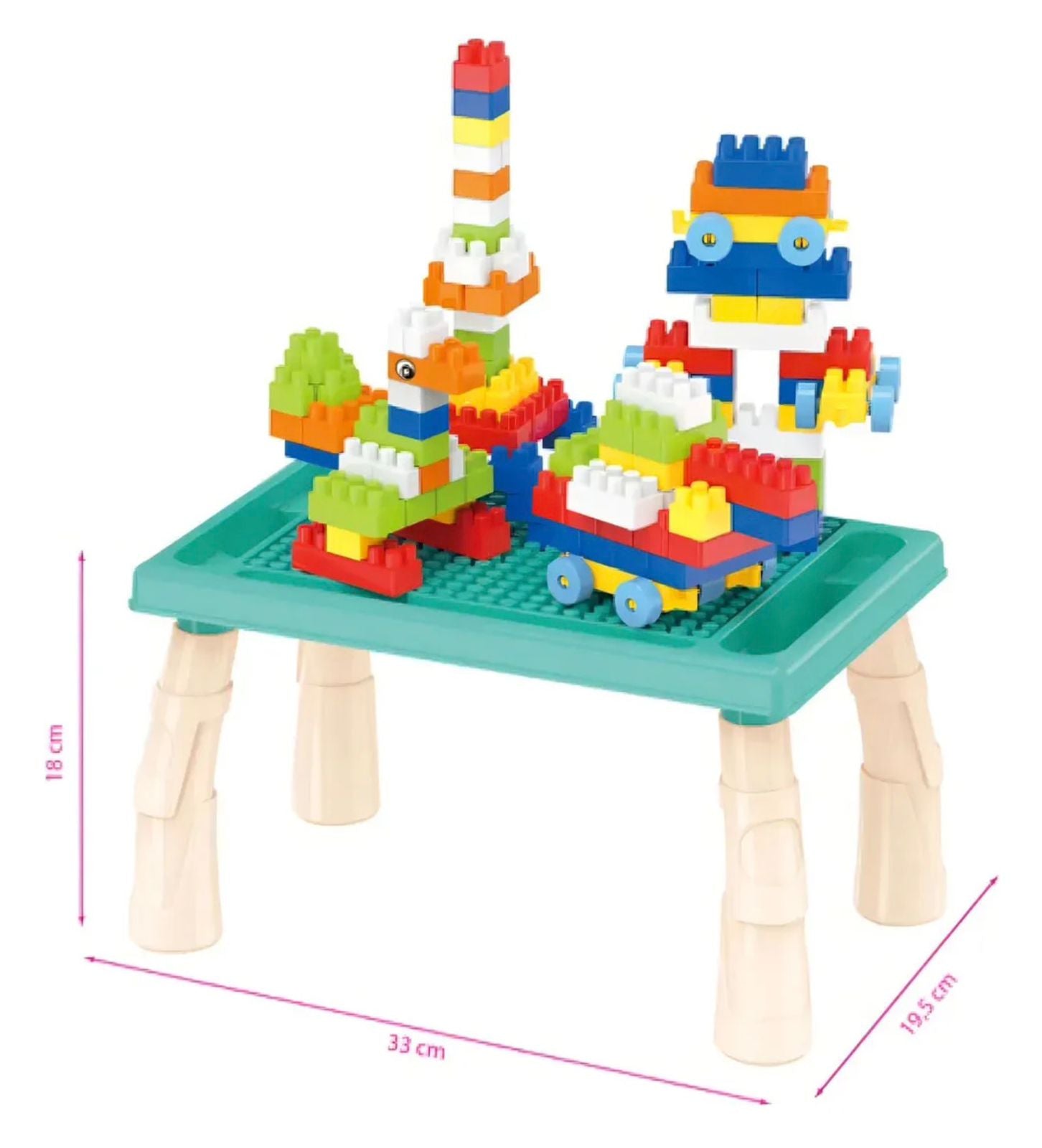 Mesa de bloques de construcción