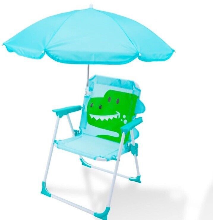 Silla con sombrilla